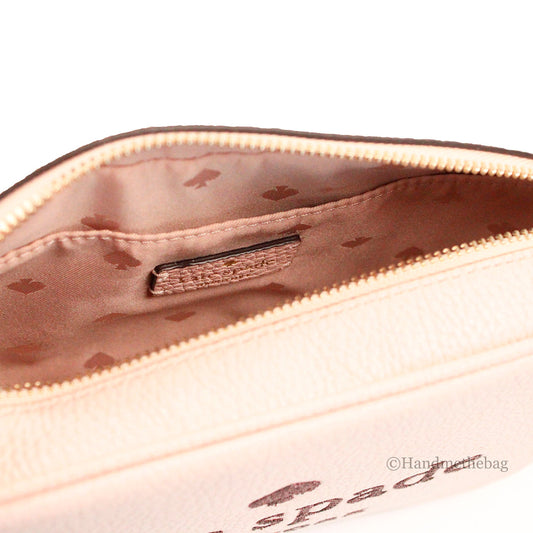 Kate Spade Mini Pink Embossed Leather Glitter Camera Bag